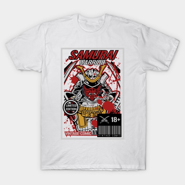 Samurai warrior T-Shirt by D3monic